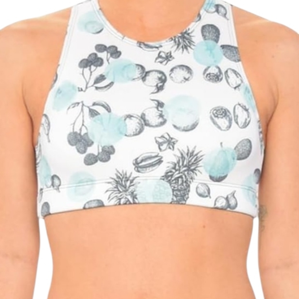 Fruit Print Bikini Top